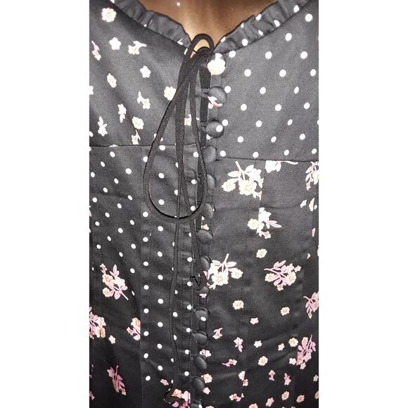 NWT For Love & Lemons Sz S CAMELLIA Midi Maxi Floral Paisley Dress - Picture 13 of 15